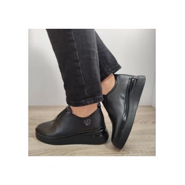 Pantofi Casual Dama  061 K001 Negri - Black
