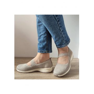 Pantofi Casual Dama  100453 Tpe - 38 - Taupe