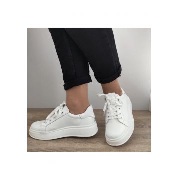 Pantofi Casual Dama  1052 Albi - White