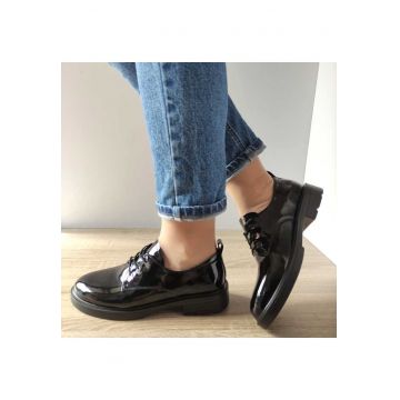 Pantofi Casual Dama  1227-10 Negri Lac - Black