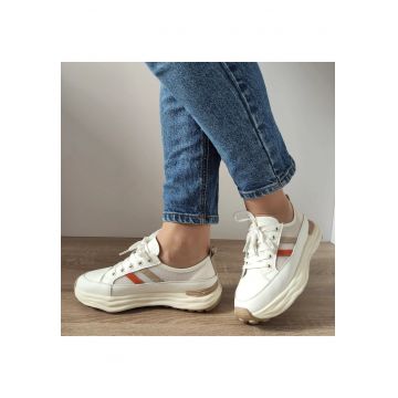 Pantofi Casual Dama  18002-8 Apricot - Apricot