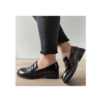 Pantofi Casual Dama  200415-71 Negri Lac - 39 - Negru Lac
