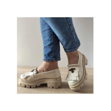 Pantofi Casual Dama  2011-5 Bej - Bej