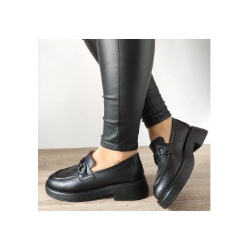 Pantofi Casual Dama  3116-1 Negri Lac - Negru