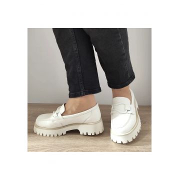 Pantofi Casual Dama  50032-21 Off White - Off White