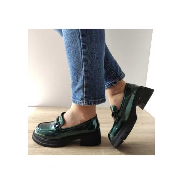 Pantofi Casual Dama  Tp6830-1 Verzi Lac - Green