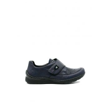 Pantofi  dama - navy - cu talpa joasa