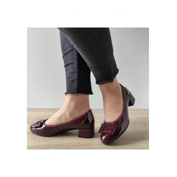 Pantofi Eleganti Dama  140014B 23-L Bordo Lac - Bordo Lac