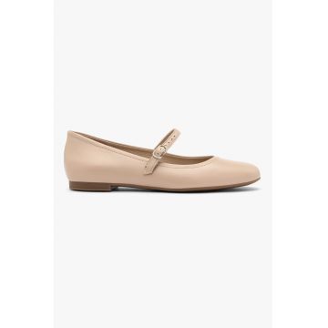 Balerini Mary Jane din piele