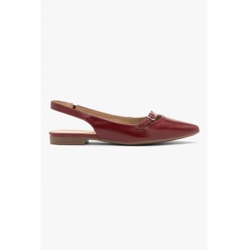 Balerini slingback din piele