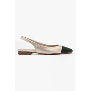 RYLKO - Pantofi slingback din piele cu talpa joasa