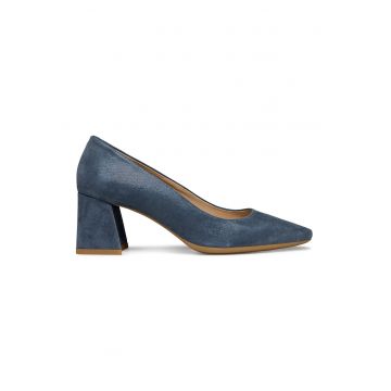 Pantofi sport de piele intoarsa cu particule stralucitoare