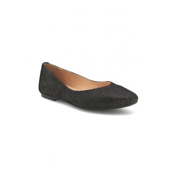 Balerini dama -  432210 - Piele intoarsa - Negru