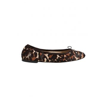 Balerini de piele cu funda Felicia