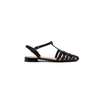 Balerini de piele cu model tesut Dighton