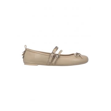 Balerini Mary-Jane de piele