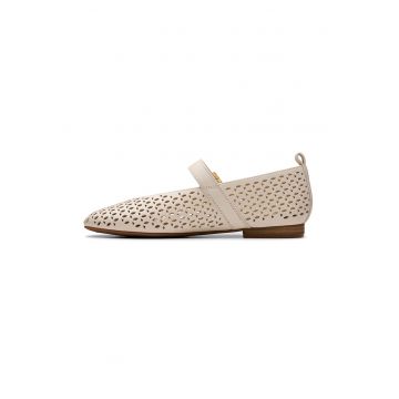 Balerini Mary Jane din piele