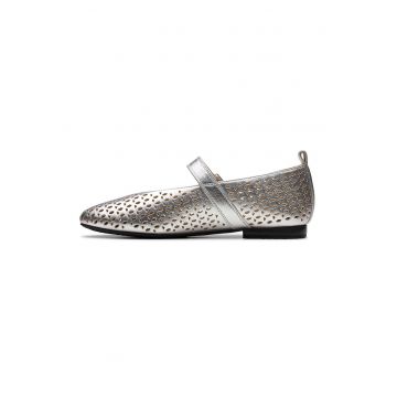 Balerini Mary Jane din piele