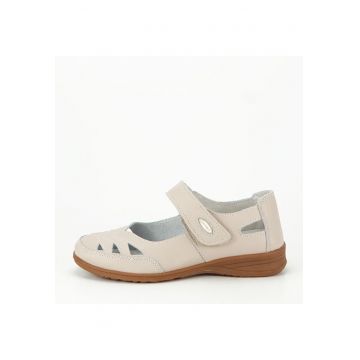 Balerini piele naturala Anisoara bej M4 14789