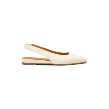 Balerini slingback de piele