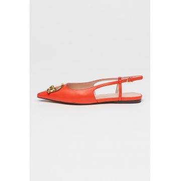 Balerini slingback din piele C-Me