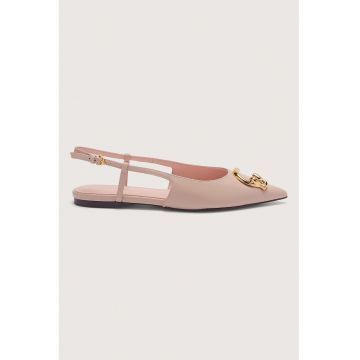 Balerini slingback din piele C-Me