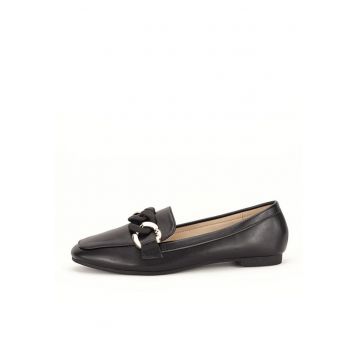 Mocasini negri Gloria M2 10342