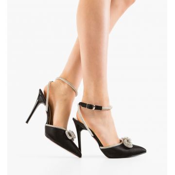 Pantofi cu toc Konect Negri 4