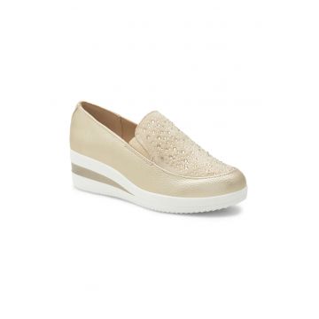 Pantofi dama -  267508 - Piele ecologica - Auriu