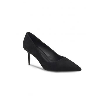 Pantofi dama -  399087 - Piele intoarsa - Negru
