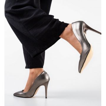 Pantofi dama Balkany Gri 2