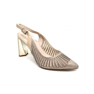 Pantofi dama decupati K3K340013 03 Z bej caleidoscop