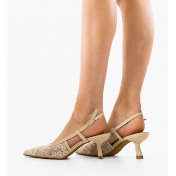 Pantofi dama Kylie Bej