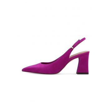 Pantofi de piele cu varf ascutit