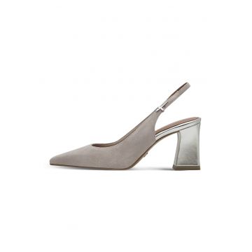 Pantofi de piele cu varf ascutit