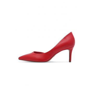 Pantofi de piele ecologica cu varf ascutit