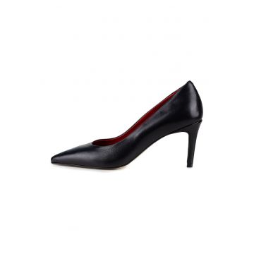 Pantofi din piele cu varf ascutit Belina