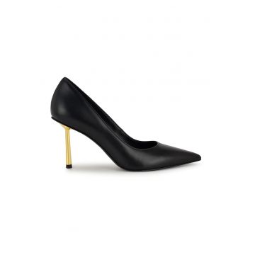 Pantofi din piele ecologica cu toc stiletto Deonne