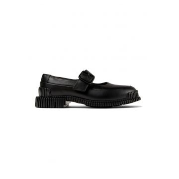 Pantofi Mary Jane de piele - Negru