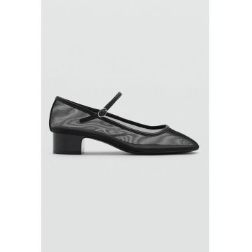 Pantofi Mary-Jane din plasa
