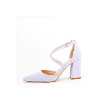Pantofi mov eleganti 8709 04 12506
