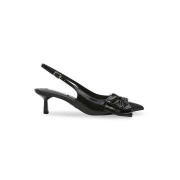 Pantofi slingback cu toc kitten