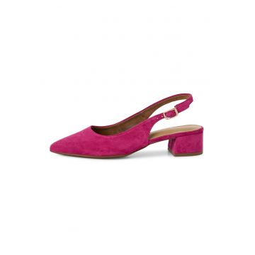 Pantofi slingback cu toc masiv
