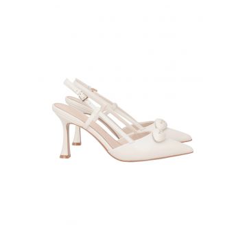 Pantofi slingback din piele Jasmine