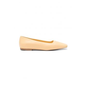 Balerini dama -  590486 - Piele naturala - Galben -