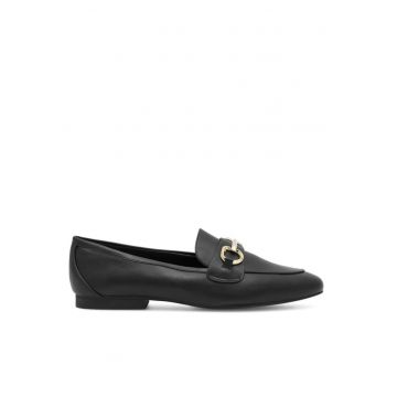 Mocasini dama -  377283 - Piele ecologica - Negru