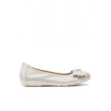 Pantofi Casual Dama  22153-42 Bej Perlat - Bej -