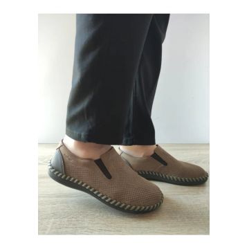 Pantofi Casual Perforati Barbati  B2460-25 - Maro -