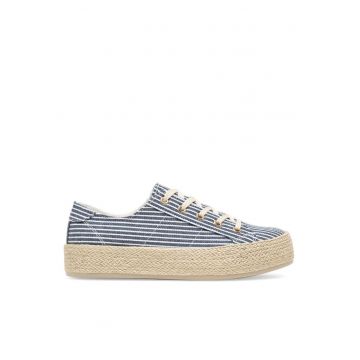 Pantofi dama -  Textil - Bleumarin