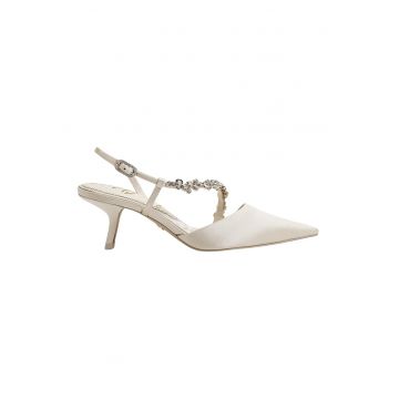 Pantofi slingback cu varf ascutit Bonnie